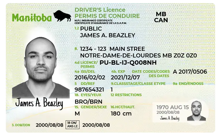 Truck License Manitoba